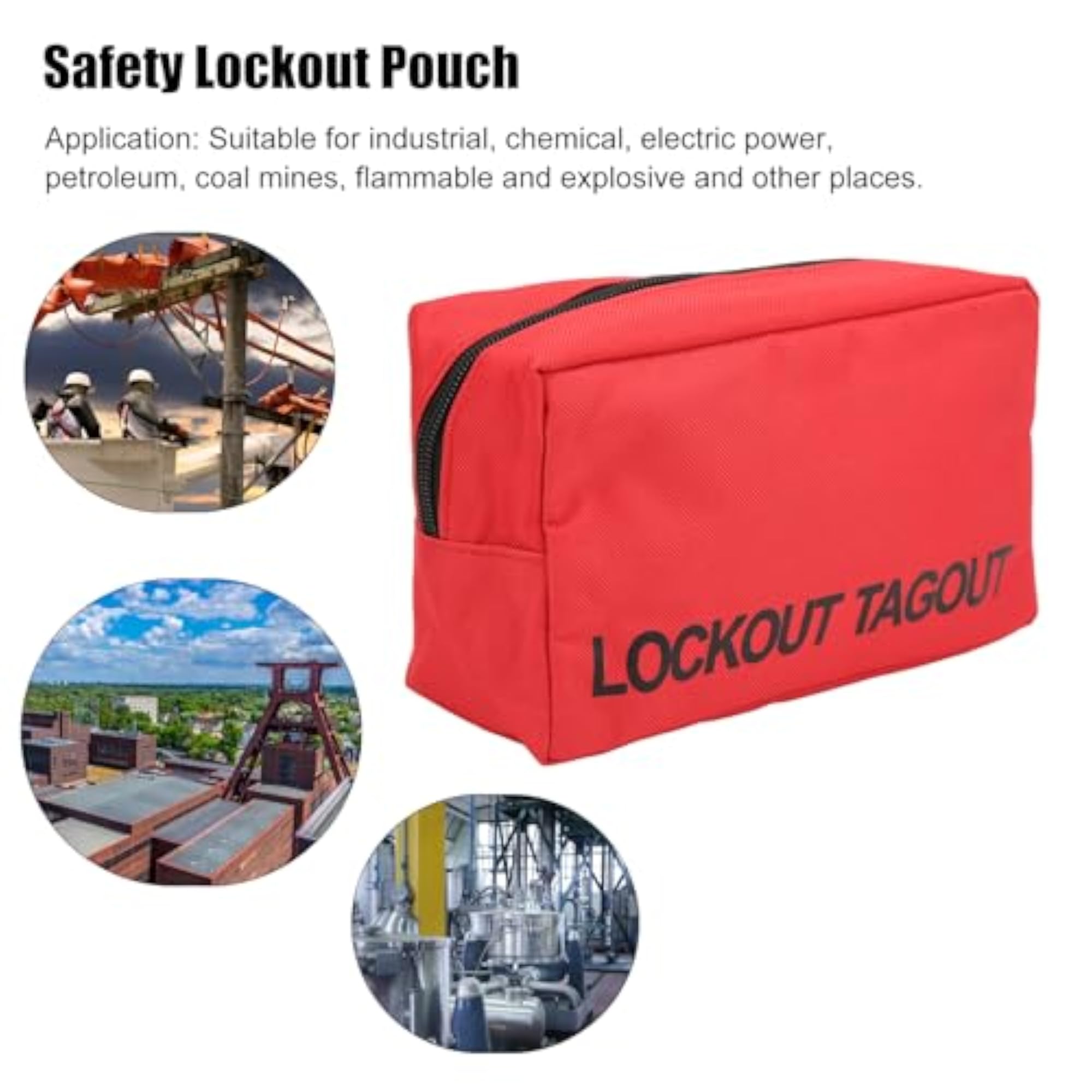Red Cotton Lockout Bag, Small